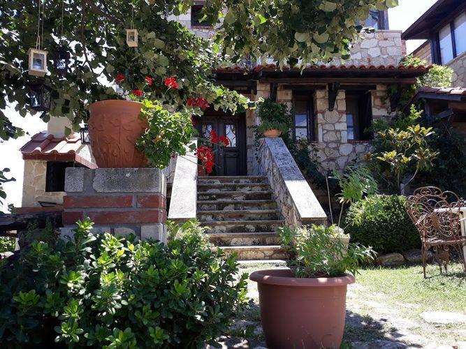 Stone House Andromeda Villa Psakoudia Dış mekan fotoğraf